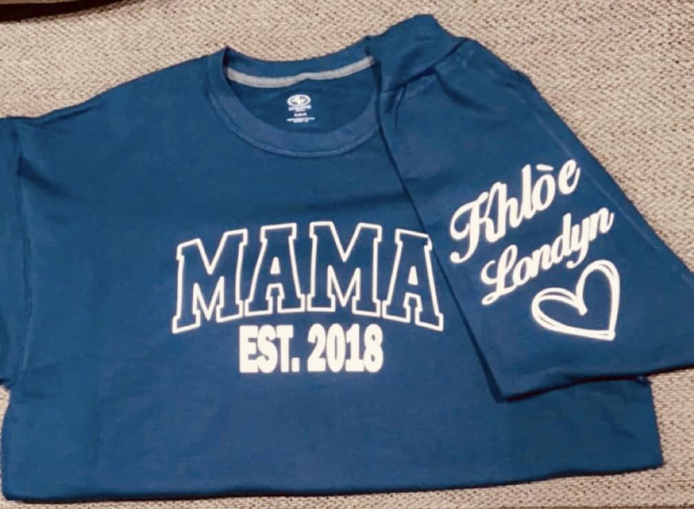 Custom “Mama” Sweatshirts