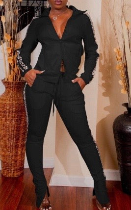 Trending Long Sleeve Two Piece Pants set