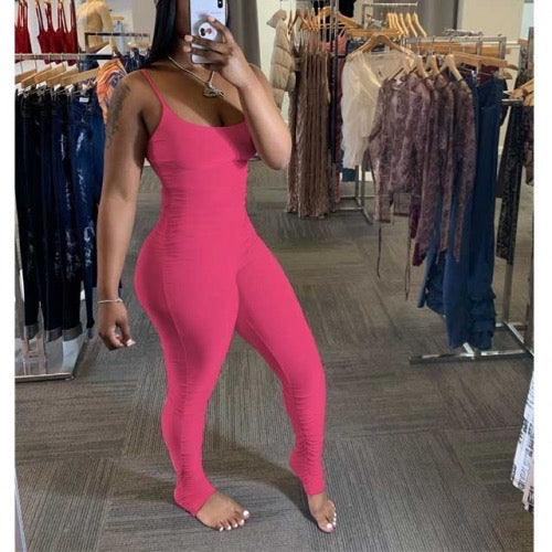 Trending Ruched Jumpsuit