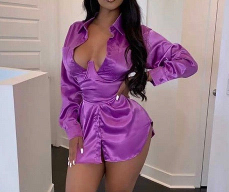Trending Long Sleeve Blouse Dress