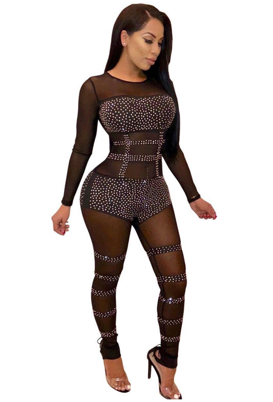 Crystal Cage jumpsuit